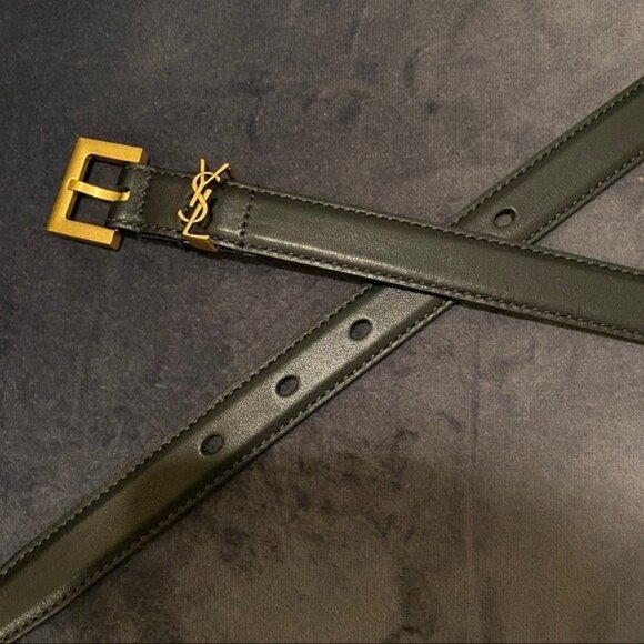 Saint Laurent Cassandre YSL Slim Belt main image 8